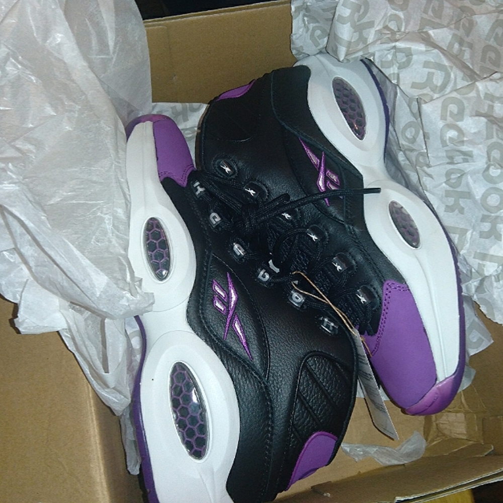Reebok AI size 9 shoes purple and white - Picture 8 of 8